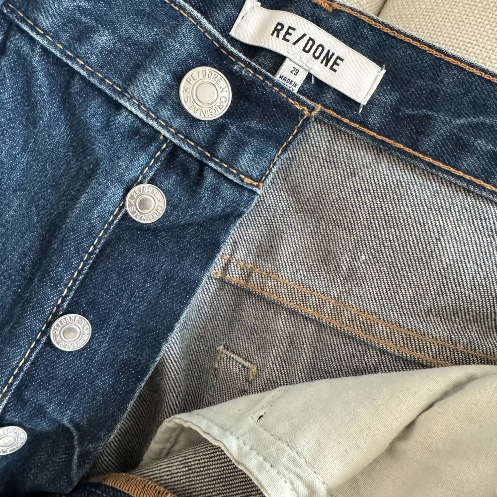 RE/DONE High Waist Flare Leg Jeans Sz29 NWT Denim